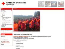 Tablet Screenshot of brumunddalrkh.no